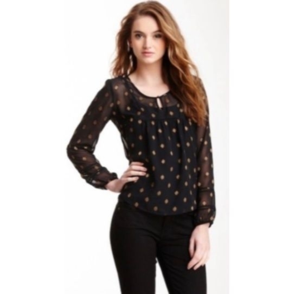 Lucky Brand | Black Blouse